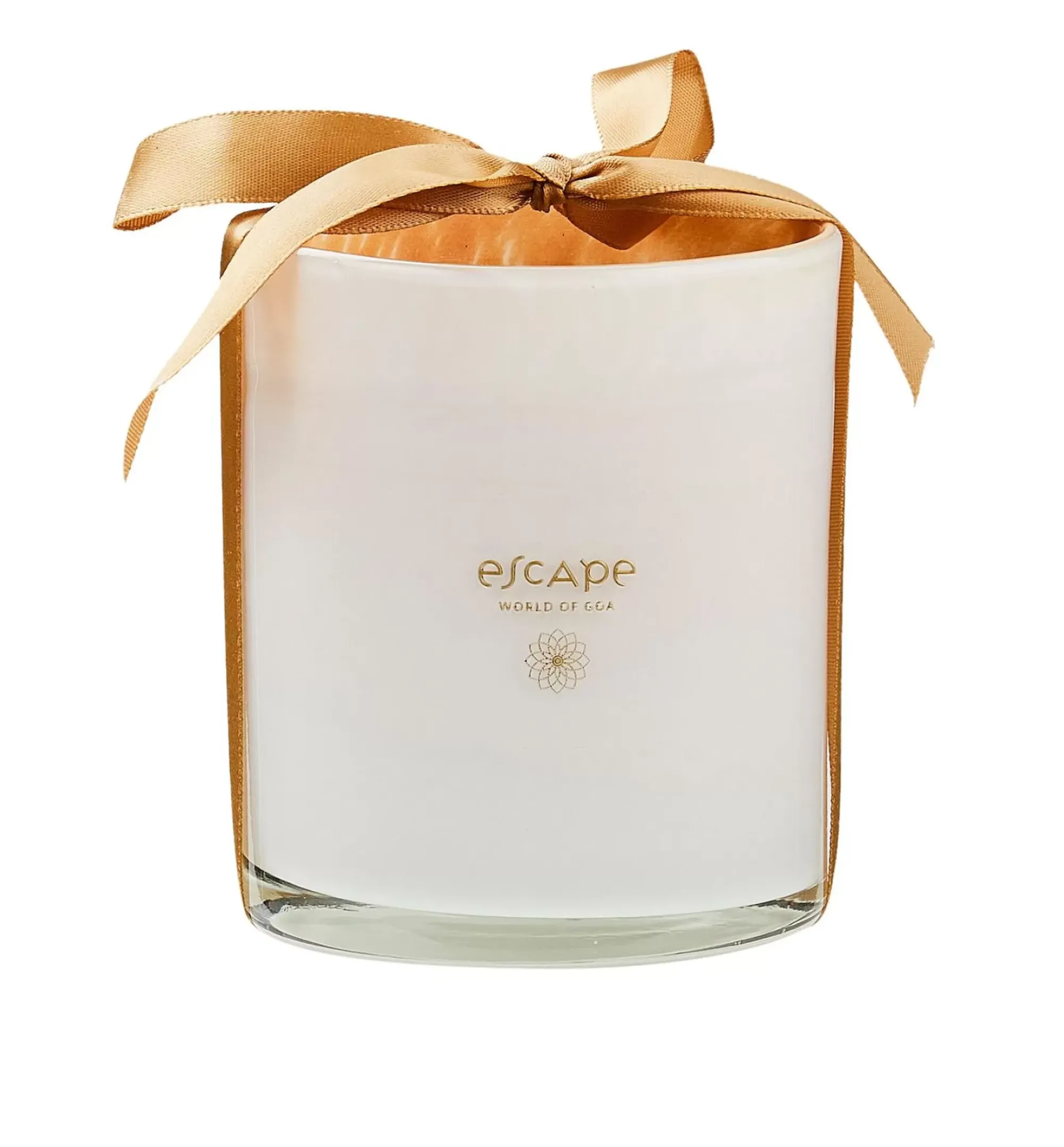 CASA Velas|Escape World Goa Vela Perfumada En Vaso Blanco, Color Rosa Viejo