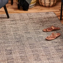 CASA Alfombras|Ethnic Alfombra Negro, Natural