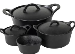 CASA Fuentes De Horno|Fero Cazuela Para Horno Con Tapa Negro