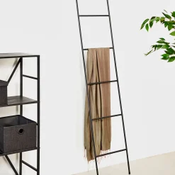 CASA Muebles De Baño|Ferro Escalera Decorativa Negro