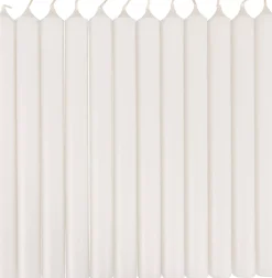 CASA Velas|Fina Velas Juego De 12 Blanco