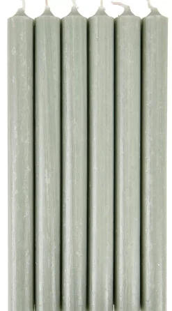 CASA Velas|Fina Velas Juego De 6 Verde