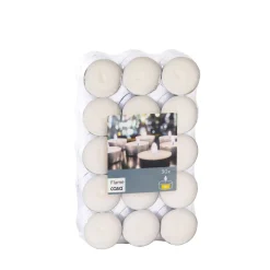 CASA Velas|Flame Velas Pequenas Juego De 30 Blanco