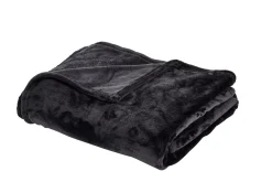 CASA Mantas|Flanella Manta Gris Oscuro