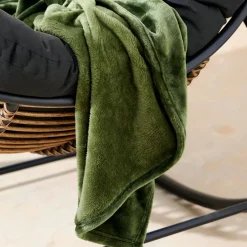 CASA Mantas|Flanella Manta Verde