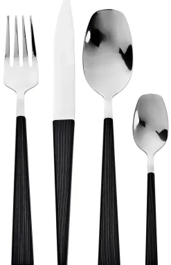 CASA Juegos|Forest Cubierto De 16 Piezas Negro