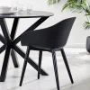 CASA Sillas De Jardín|Fray Sillas De Comedor Negro