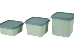 CASA Taperes|Freezer Cajas Congeladoras Juego De 10 Menta, Verde Oscuro
