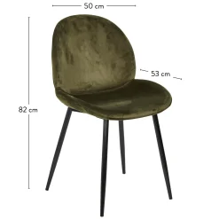 CASA Sillas De Comedor|Freyo Silla De Comedor Verde Oliva