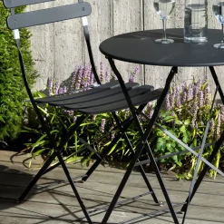 CASA Conjuntos Bistro|Imperial Conjunto Bistro Redondo Negro