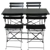 CASA Conjuntos Bistro|Imperial Conjunto Bistro Rectangular Negro