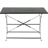 CASA Mesas De Jardín|Imperial Mesa Plegable Rectangular Negro