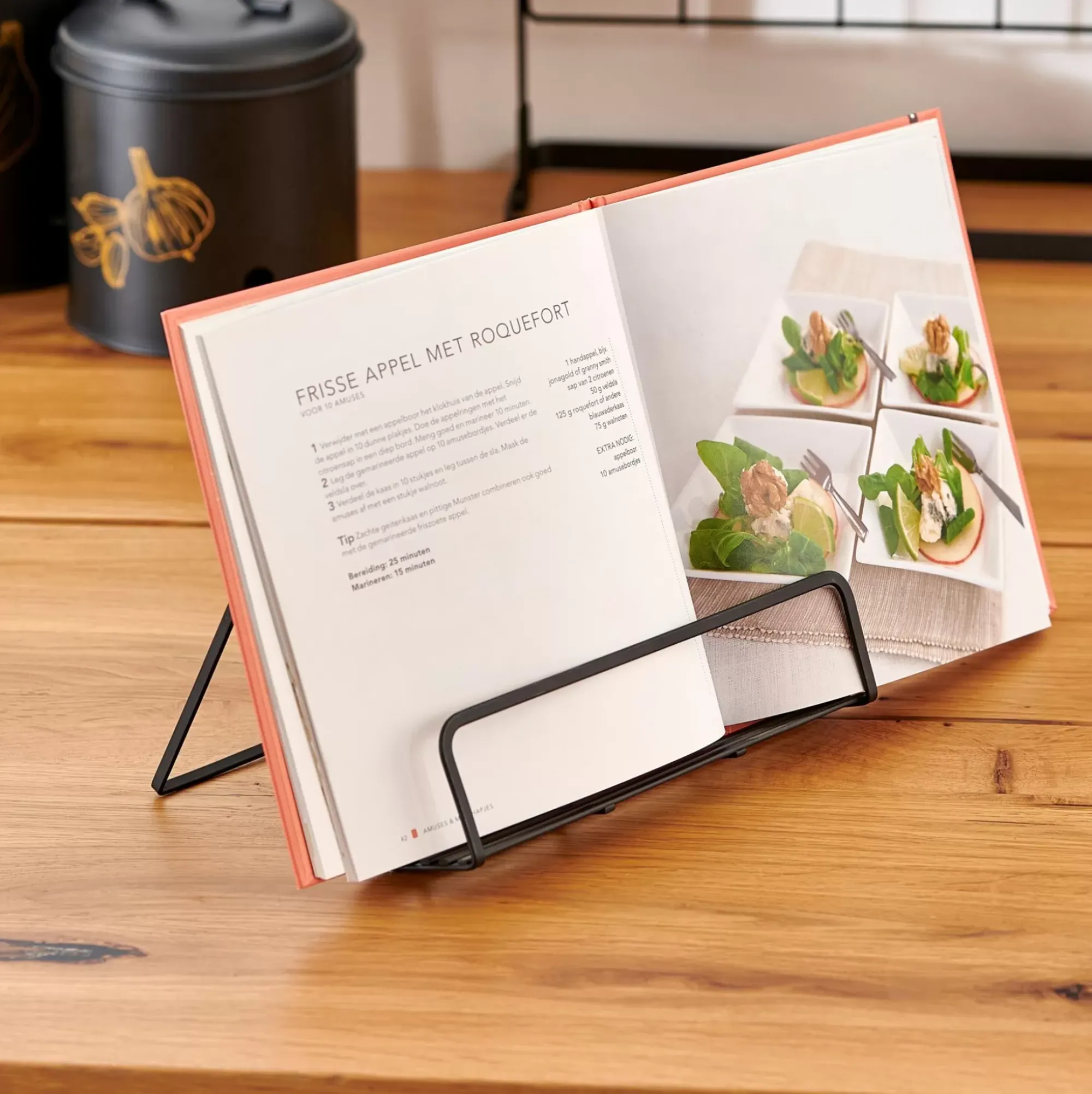 CASA Accesorios De Cocina|Industria Atril De Cocina Negro