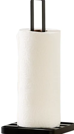 CASA Accesorios De Cocina|Industria Soporte De Papel De Cocina Negro