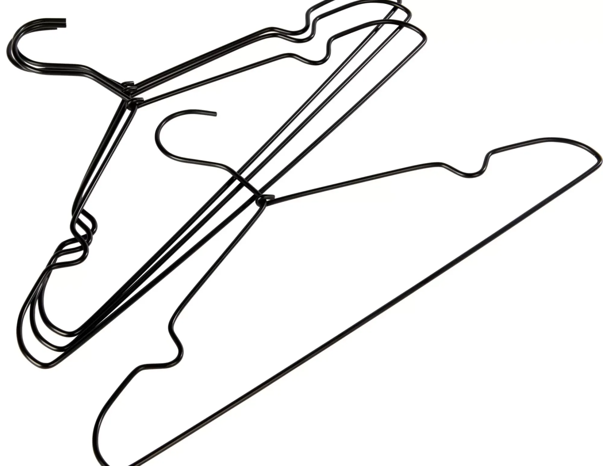 CASA Perchas|Infinity Black Perchas Juego De 4 Negro