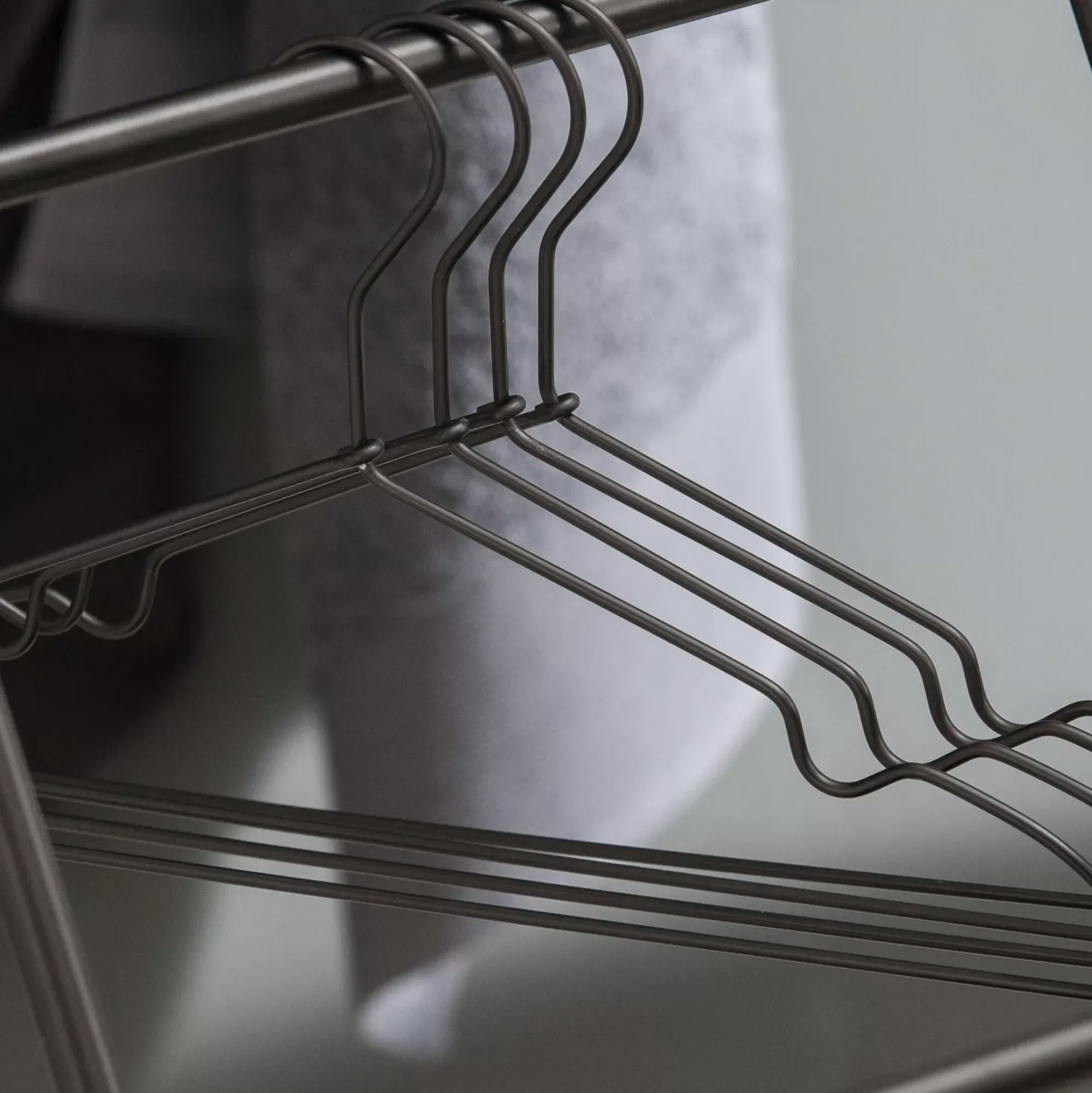 CASA Perchas|Infinity Black Perchas Juego De 4 Negro