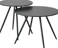 CASA Mesas Auxiliares De Jardín|Ivy Mesa Lounge Negro