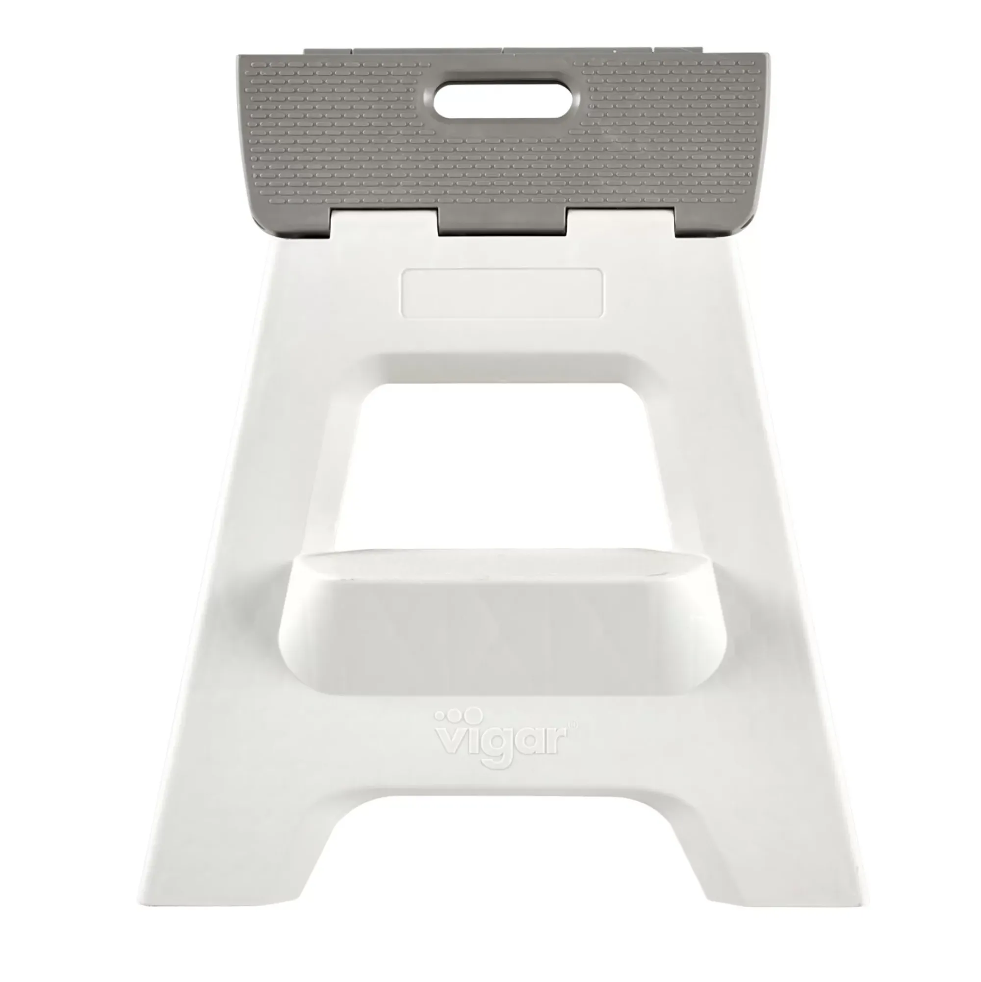 CASA Limpiar|Jasmin Taburete Plegable Deluxe Xl Gris Claro