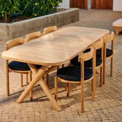 CASA Conjuntos De Jardín|Jules Conjunto De Jardín Con Cojines Negro