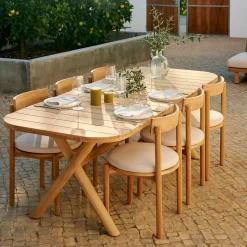 CASA Conjuntos De Jardín|Jules Conjunto De Jardín Con Cojines Beige