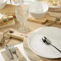 CASA Bolsillo De Cubiertos|Jute Bolsita Portacubiertos Natural