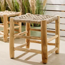 CASA Taburetes|Kanai Taburete 2 Tamanos Taburete Large Natural