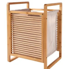 CASA Cesto De La Ropa|Linolux Bamboe Cesta Para Colada Natural