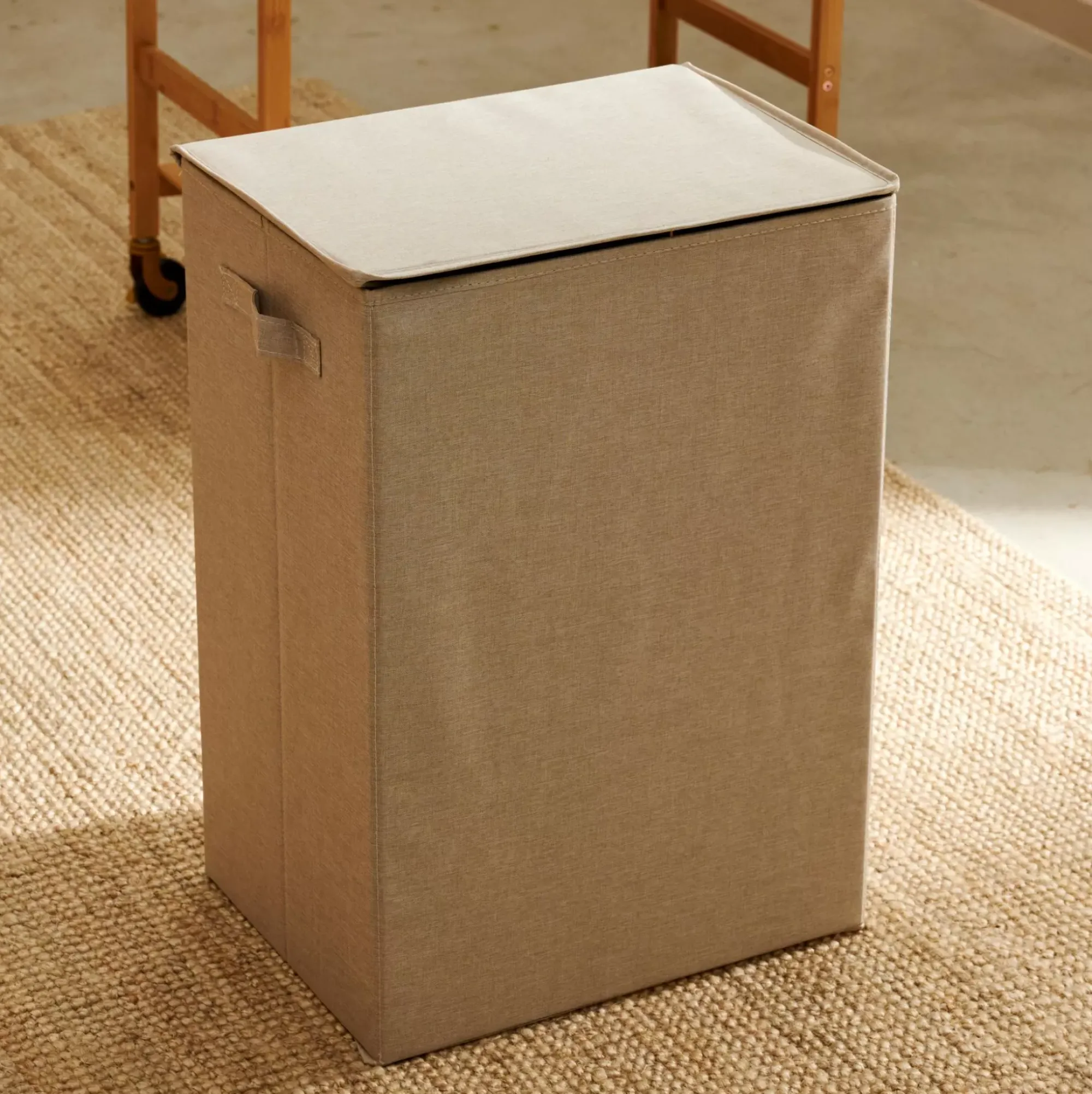 CASA Cesto De La Ropa|Linolux Cesta Para Colada De Lujo Beis