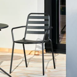 CASA Sillas De Jardín|Liva Silla Negro