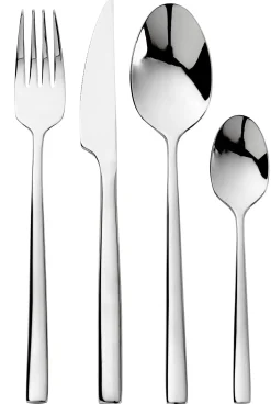 CASA Juegos|London Cubierto De 24 Piezas Plateado