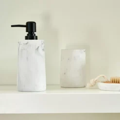 CASA Accesorios De Tocador|Luna Soporte Para Cepillo Dientes Aspecto De Marmol