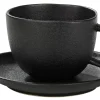 CASA Tazas|Magma Taza Y Plato Negro
