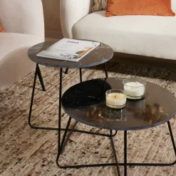 CASA Mesas Auxiliares|Marbo Mesa Auxiliar Diseno Marmol