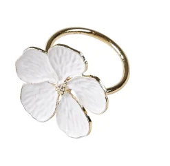 CASA Anillos Para Servilletas|Marguerite Anillo Servilleta Blanco