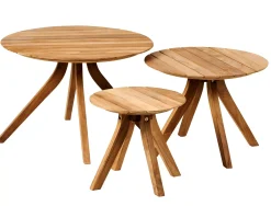 CASA Mesas Auxiliares De Jardín|Marrow Mesa Lounge Natural