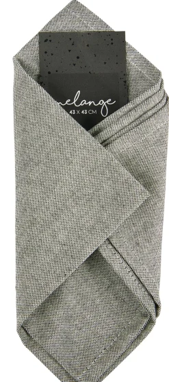 CASA Manteles|Melange Servilleta Negro