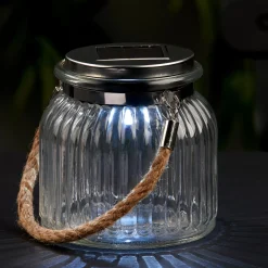 CASA Iluminación Exterior|Mia Lampara Solar Transparente