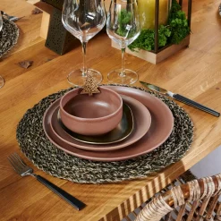 CASA Manteles Individuales|Mia Mantel Individual Negro