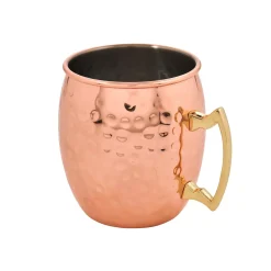 CASA Accesorios Coctéles|Moscow Mule Vaso Dorado, Cobrizo