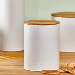 CASA Taperes|Nagini Fiambrera Para Galletas Blanco, Natural