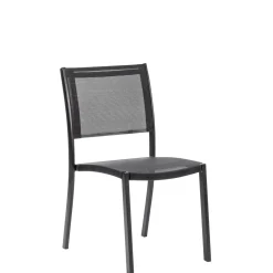 CASA Sillas De Jardín|Nathan Silla Apilable Negro