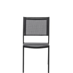 CASA Sillas De Jardín|Nathan Silla Apilable Negro