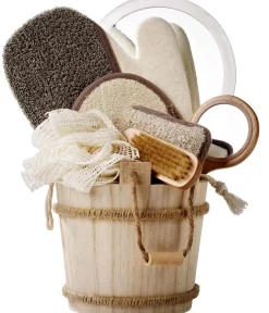 CASA Accesorios De Bañera|Natural Life Esponja De Bano Natural