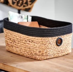 CASA Cestas De Cajonera|Naturel Cesta De Cajonera Negro, Natural