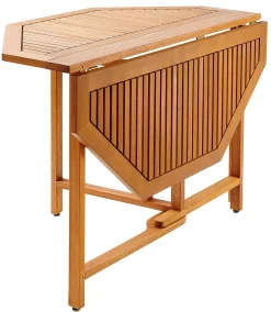 CASA Mesas De Jardín|New Oregon Mesa Plegable Natural