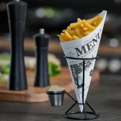 CASA Aperitivo Y Tapas|Njam Cucuruchos Juego De 10 Negro, Blanco