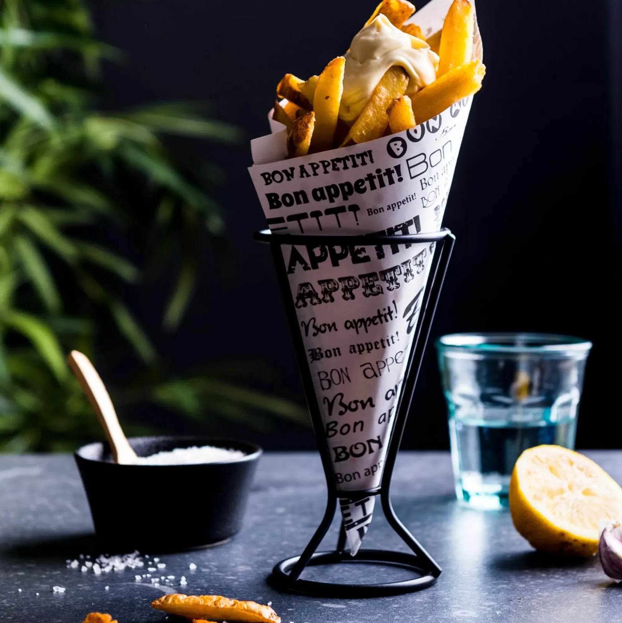 CASA Aperitivo Y Tapas|Njam Soporte Para Cucurucho Negro