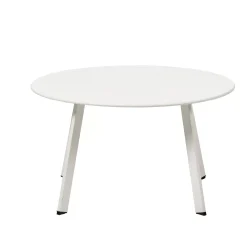 CASA Mesas Auxiliares De Jardín|Nurio Mesa Lounge Blanco Mate