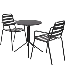 CASA Mesas De Jardín|Olav Mesa Bistro Negro