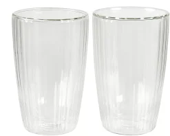 CASA Vasos Para Té|Pausa Vaso De Doble Pared Juego De 2 Transparente